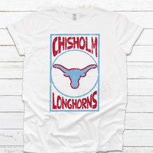 Load image into Gallery viewer, Longhorns oversized print Tee
