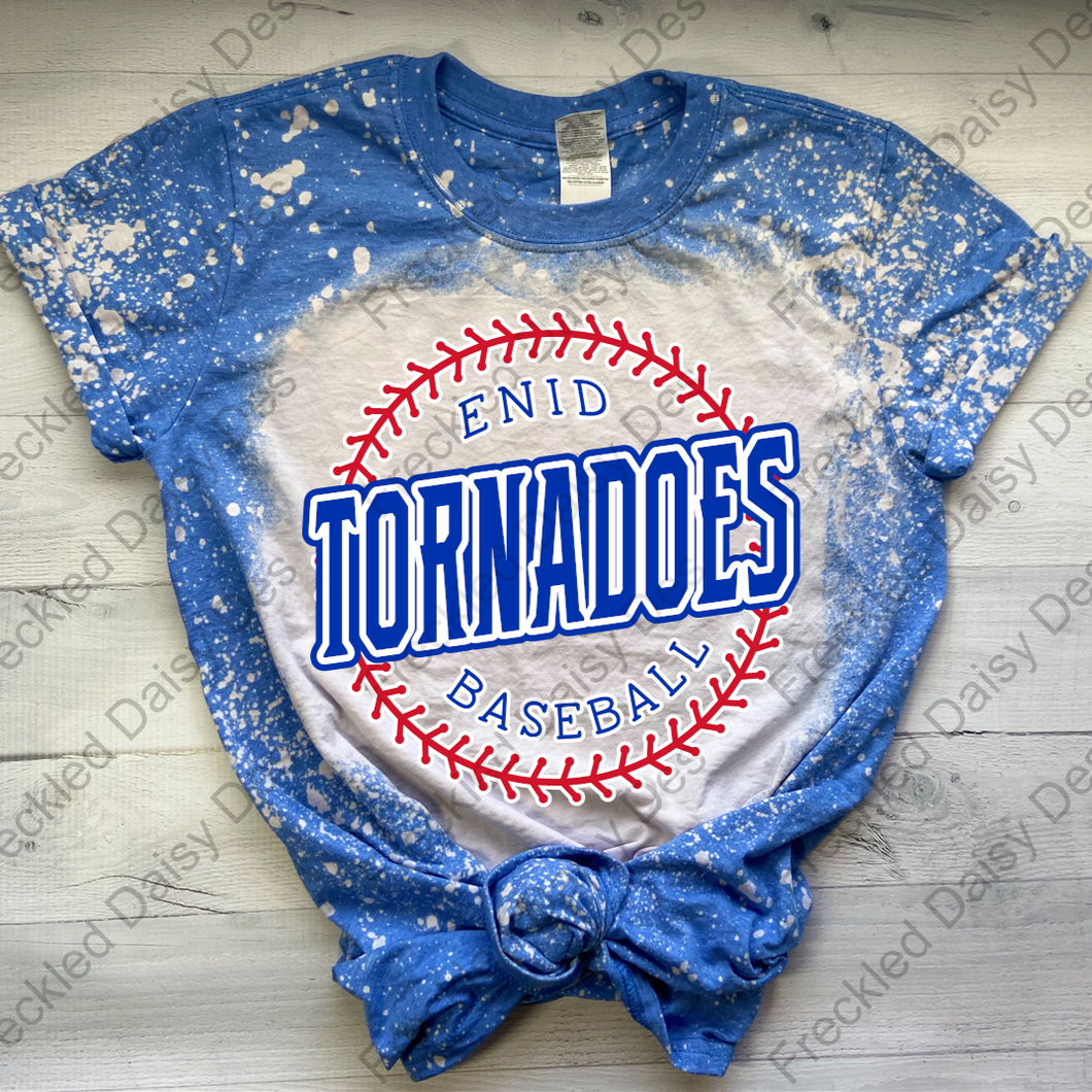 Tornadoes Laces Bleached Tee