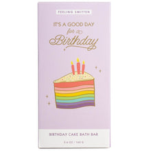 Load image into Gallery viewer, It&#39;s a good day for a birthday! Rainbow Bath Bar

