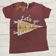 Load image into Gallery viewer, Mustangs Pennant T-shirt
