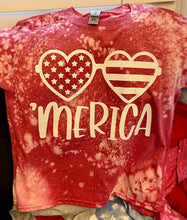 Load image into Gallery viewer, Bleached ‘Merica Heart Aviators
