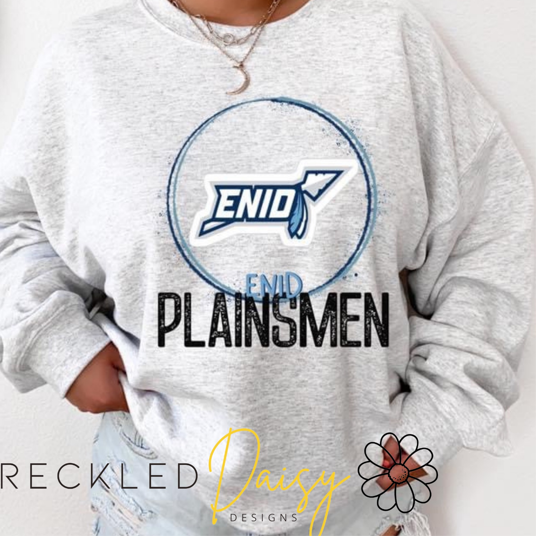FDD exclusive! Enid Plainsmen Crewneck Sweatshirt
